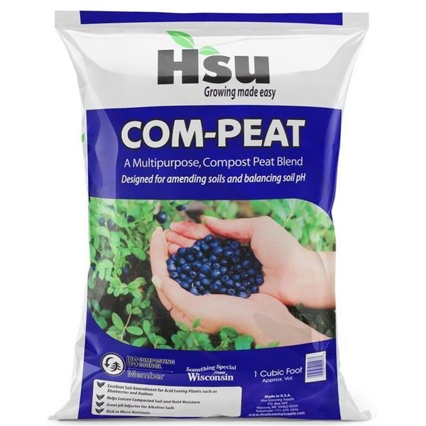 Hsu Growing Supplies HSU Growing Supplies 076123 1 cu. ft. Com-Peat Soil Amendment 76123